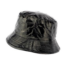 Chapeau de Pluie Noir Maud doublé Polaire-Taille unique