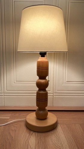 Lampe bois massif design - lampe,