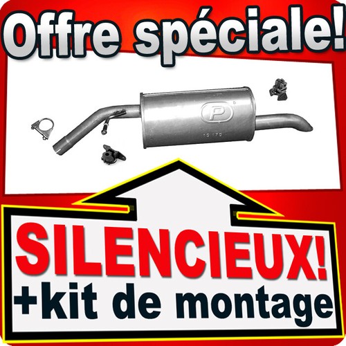 Silencieux arriere pour - silencieux,