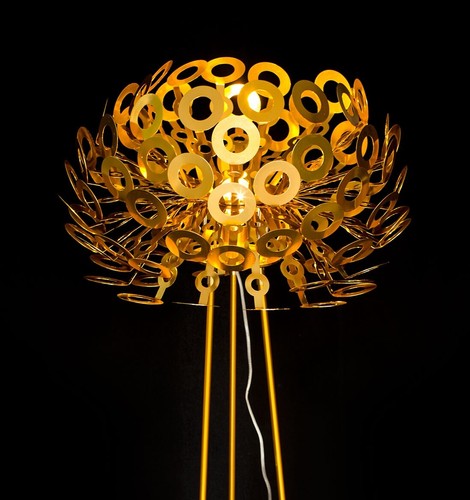 Lampe sur pied aluminium - lampe,