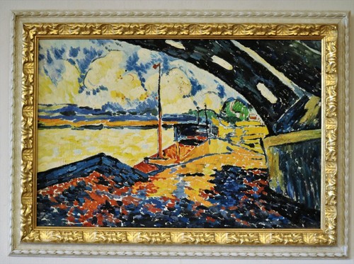 Peinture copie sous pont - "sous,