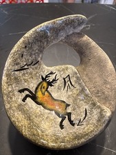 SCULPTURE EN CÉRAMIQUE ÉMAILLÉE SIGNÉE FONTI