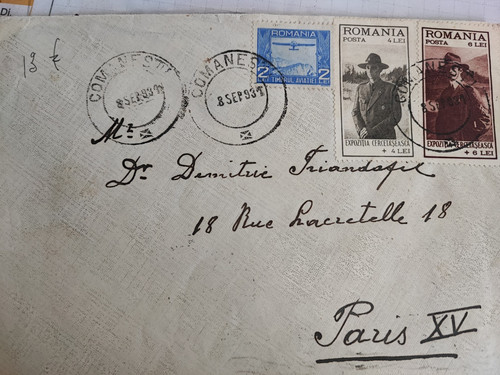 Vieille envelope oblitere 1931 - vieille,