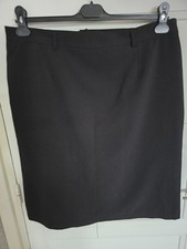 JUPE DOUBLEE NOIRE SERGIO DI FIORI TAILLE 48 NEUVE