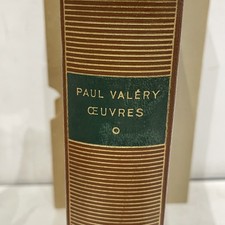 PLÉIADE Oeuvres Tome Premier - PAUL VALÉRY - 1957 - RELIURE - POÉSIE