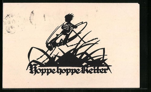 Carte postale enfant monte - , sur