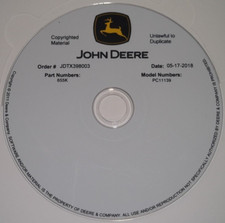John Deere 655K Crawler Chargeur Pièces Manuel Livre Catalogue Pdf CD/DVD