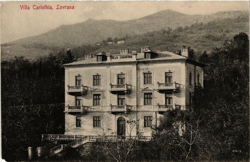 Cpa lovrana villa carinthia - lovrana,