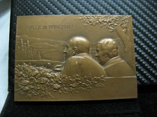 Très belle médaille en Bronze cuivré Noce d'or par Baudichon MdP