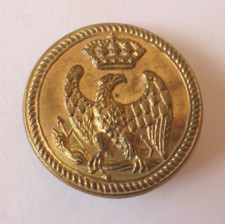 BOUTON D'OFFICIER DE LA GARDE IMPERIALE - 1er EMPIRE