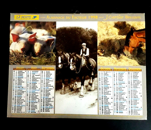 Almanach calendrier facteur - calendrier,
