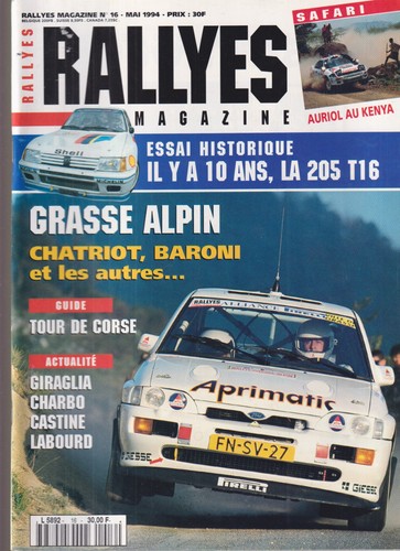 Rallyes magazine auriol - n°16,