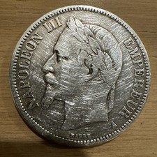 5 Francs Napoléon III Argent