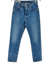 LEVI'S STRAUSS & CO 501 Jeans Droites En Denim Stretch Pour Femmes W25 L30