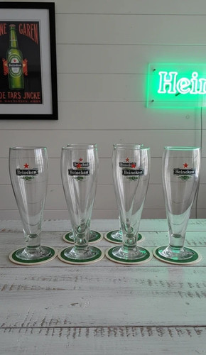 Lot 6 verres heineken - 💚,