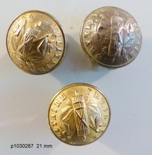 lot de 3  Boutons  Anciens   