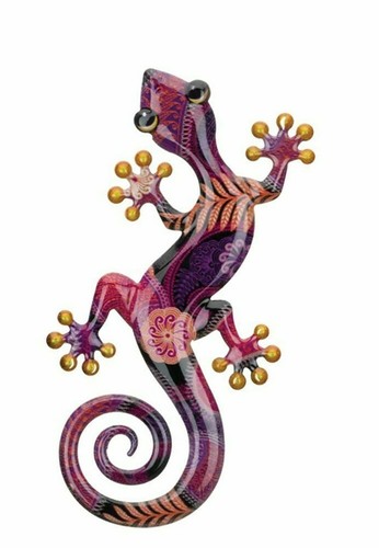 Gecko metal wall art - metal,