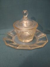 ANCIEN LAVABO DE MESSE AVEC PLATEAU/VERRE OU CRISTAL/H.12,5 cm ,DIAM. MAX 9 cm
