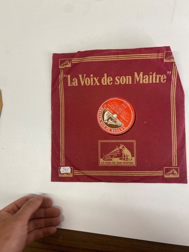 Disque gramophone voix - disque, la