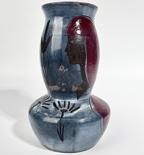 Vase visage anthropomorphe - vase,