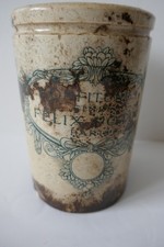 Ancien pot a confiture Felix Potin Paris