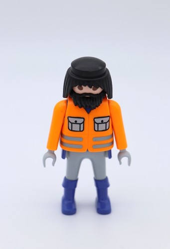 Playmobil homme veste orange - veste,
