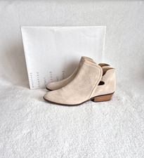 Bottines en cuir beige GEOX