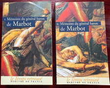 1er EMPIRE - MEMOIRES DU GENERAL BARON DE MARBOT - EN 2 TOMES