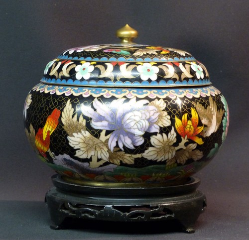 19ème art chine vase pot - a,