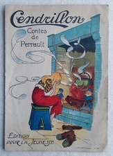 CENDRILLON  CONTES DE PERRAULT EDITION POUR LA JEUNESSE LA CHROMO TOURCOING