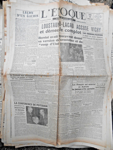 Journal ancien époque 31 - journal,