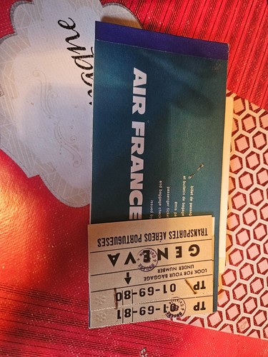 Ancien billet avion premier - ancien,