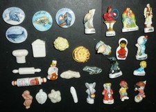 Lot de 30 fèves en céramique