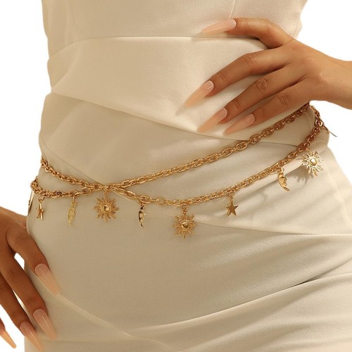 Ceinture dorée chaîne - ceinture,