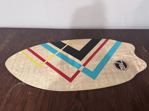 Big lizard wooden skimboard - wooden, 40
