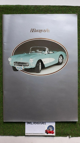 Catalogue burago 1988 voitures - catalogue,