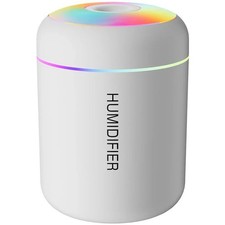 Humidificateur d’Air LED USB  Diffuseur d’Arômes Portable Brumisateur Ultrasonic