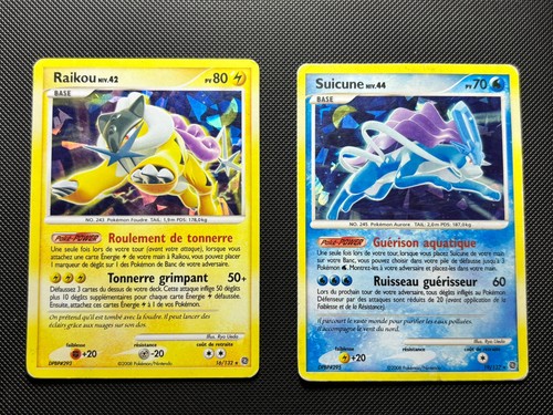 Lot cartes pokémon - cartes, raikou