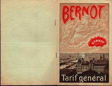 PARIS (X°) CHARBONS de BOIS BRIQUETTES BUCHES "BERNOT" Catalogue en 1908