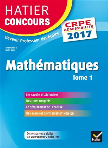Hatier concours crpe 2017 - hatier,