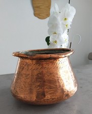 Très Ancien  Chaudron  en CUIVRE Vintage XIX Siècle Artisanal 