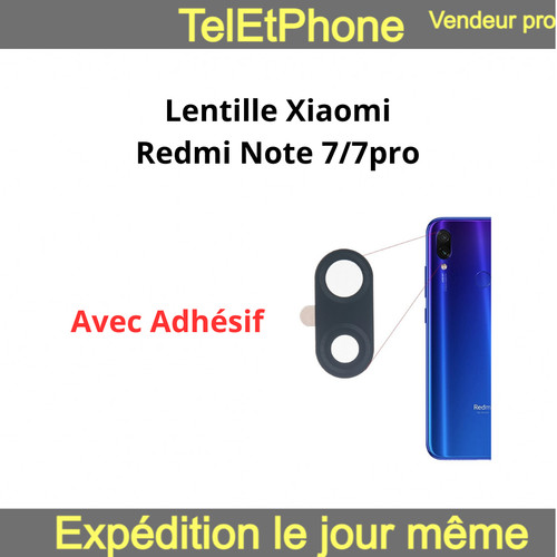 Lentille xiaomi redmi note - redmi, 7