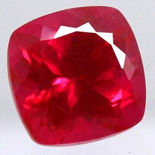 Coussin rubis rouge sang de