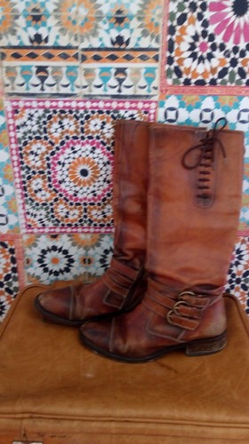 Bottes p37 cuir minelli - p37,
