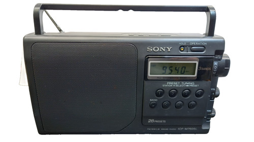 Sony icf m760sl lw - sony, fm/sw/lw