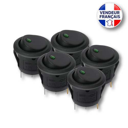 Boutons leds electrique - 5x,