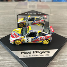 Miniature 1/43 Renault Mégane Maxi Belga Rallye des Hautes Fagnes 1996 Vitesse