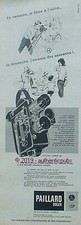 PUBLICITE PAILLARD BOLEX CAMERA 16 MM H 16 REFLEX 3 OBJECTIFS DE 1960 FRENCH AD