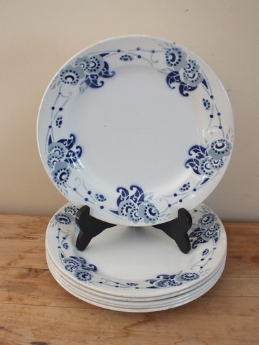Assiettes plates moulin - 6,