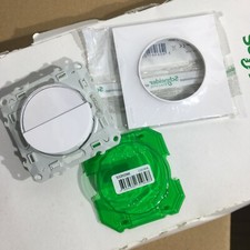 SCHNEIDER Odace Bouton poussoir porte-étiquette pour sonnette + plaque - S520266